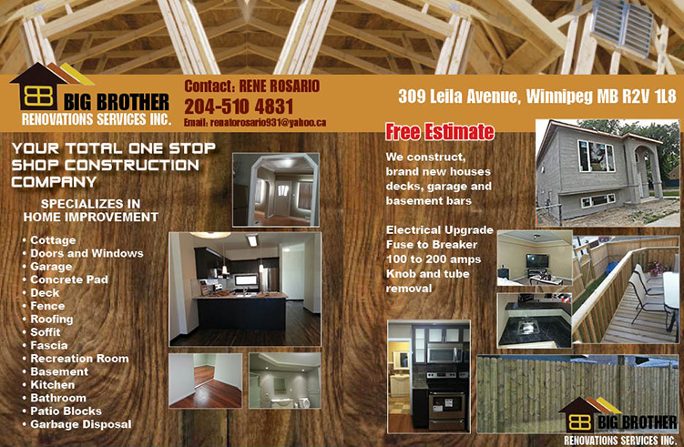 Big Brothers Renovation Services Inc